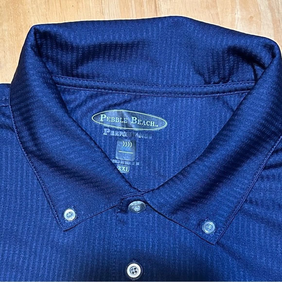 Pebble Beach Mens Golf Shirt - Picture 3 of 4